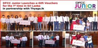 DFCC Junior Launches e-Gift Vouchers for 1st time in Sri Lanka in Partnership with Thyaga.lk