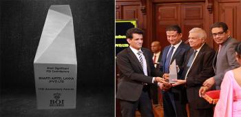 Bharti Airtel Lanka honoured as a Significant Foreign Direct Investment (FDI) contributor