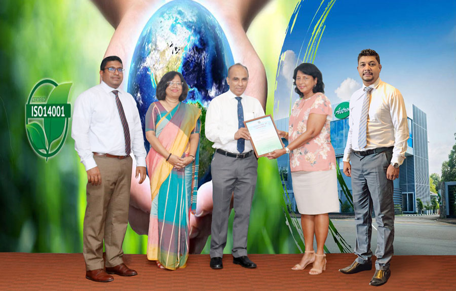 Astron Limited Awarded Environmental Sustainability Certification ISO 14001 2015