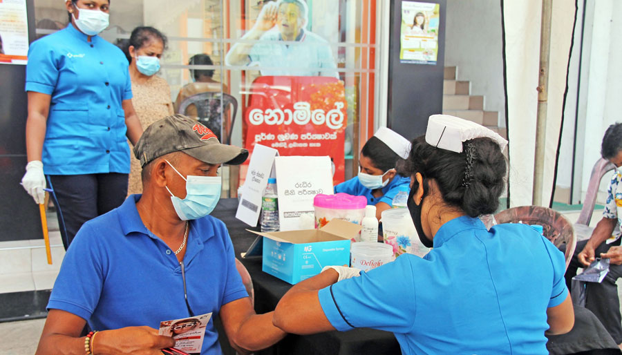 Eric Rajapakse Opticians marks 105th Anniversary with free health camp at Malabe branch