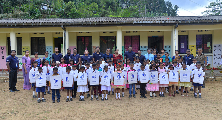 Allianz Lanka Donates and Installs Clean Drinking Water System for Rural School in Dolosbage