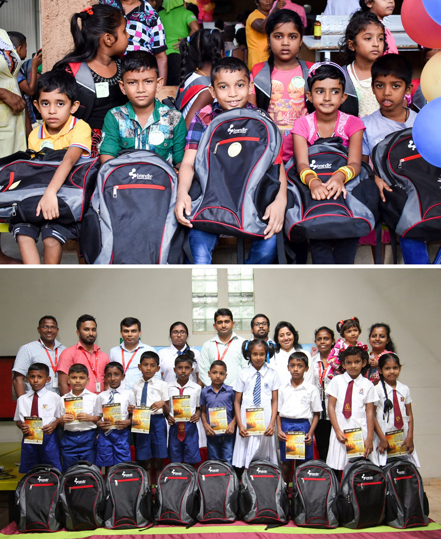 7600 children receive gifts of stationery and school bags from Brandix