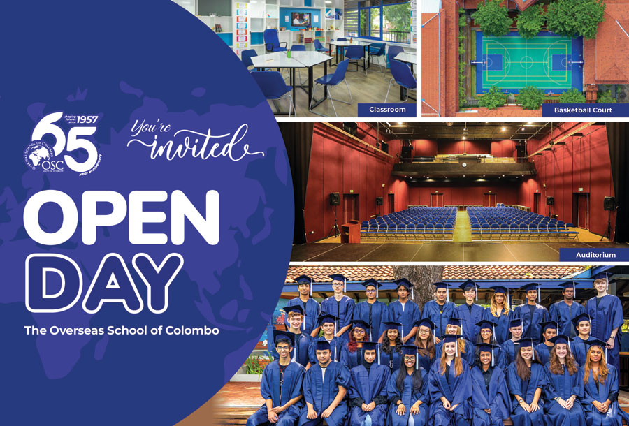 The Overseas School of Colombo Organises Open Day on Saturday the 25th of March