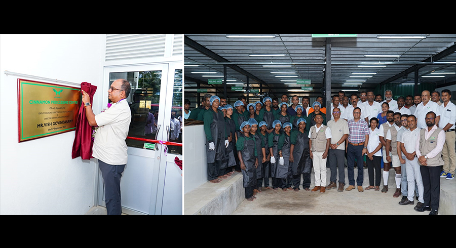 Watawala Plantations PLC invests LKR 90 MN in state of the art cinnamon processing centre in Udugama