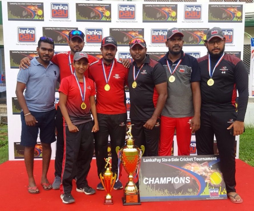 Commercial Credit triumphs at LankaPay Six A Side Cricket Tournament