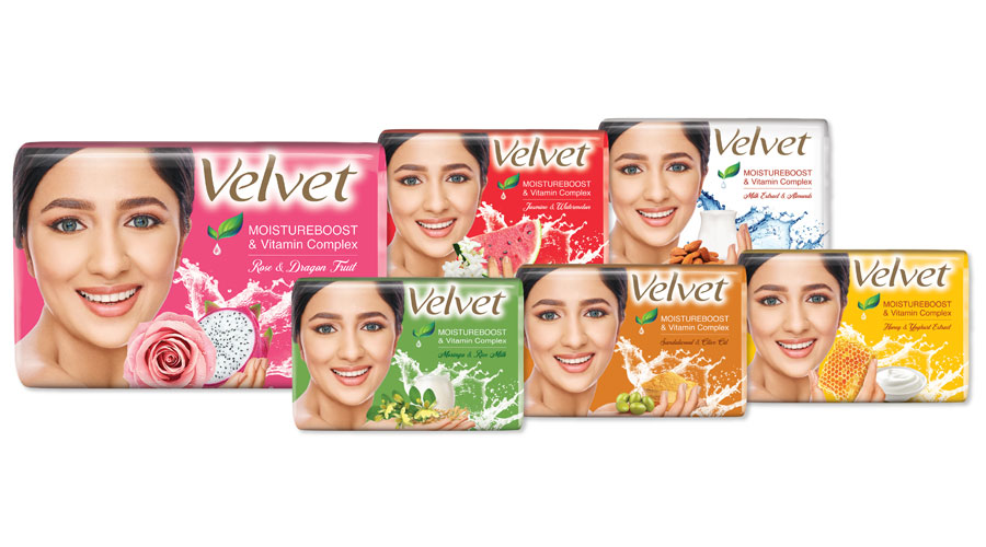 Moistureboost and Vitamin complex powered Velvet soap range offers long lasting moisturization