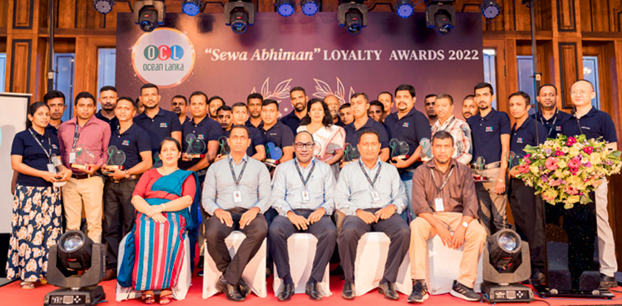 Ocean Lanka recognises 145 long serving staff members at OCL Sewa Abhiman Loyalty Awards 2022 Image