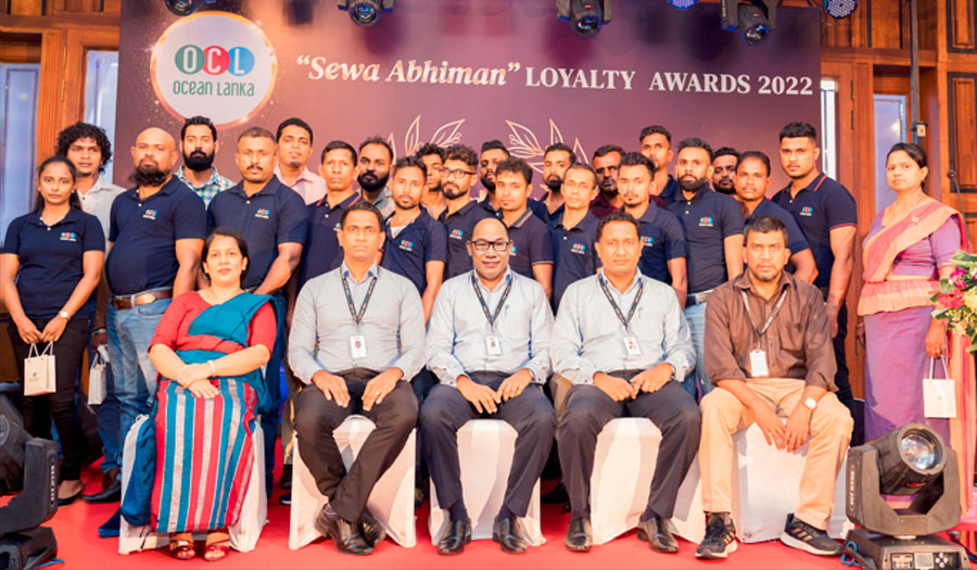 Ocean Lanka recognises 145 long serving staff members at OCL Sewa Abhiman Loyalty Awards 2022