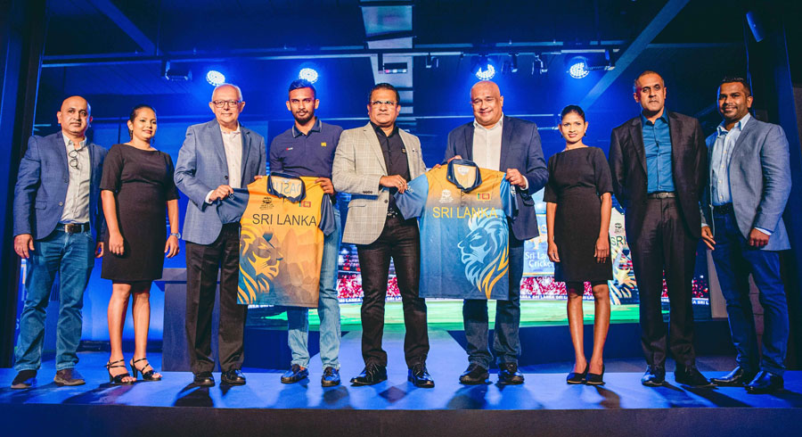 The Official Unveiling of the ICC Men s T 20 World Cup Cricket Jersey for team Sri Lanka