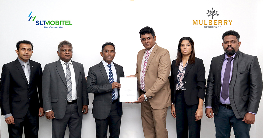 SLT MOBITEL partners Lanka Realty Investments to provide advanced fibre solutions to new Mulberry Residential Complex