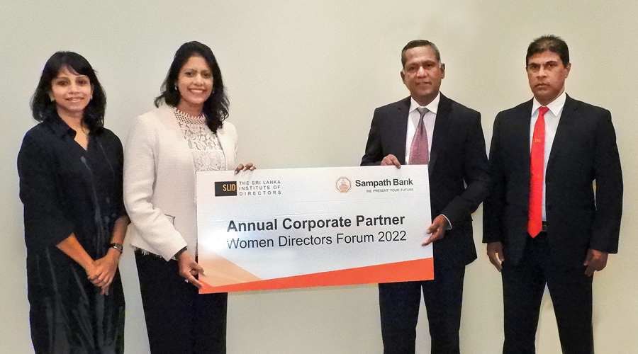 Sampath Bank Partners with Women Directors Forum s to enliven the Women on Boards initiative