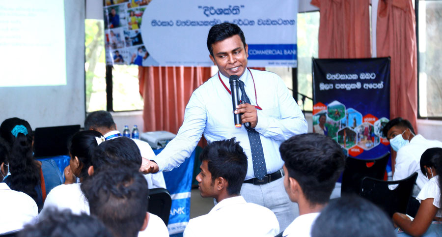 Commercial Bank Dirishakthi Sustainable Entrepreneurships Development Programme for VTA students in Anuradhapura