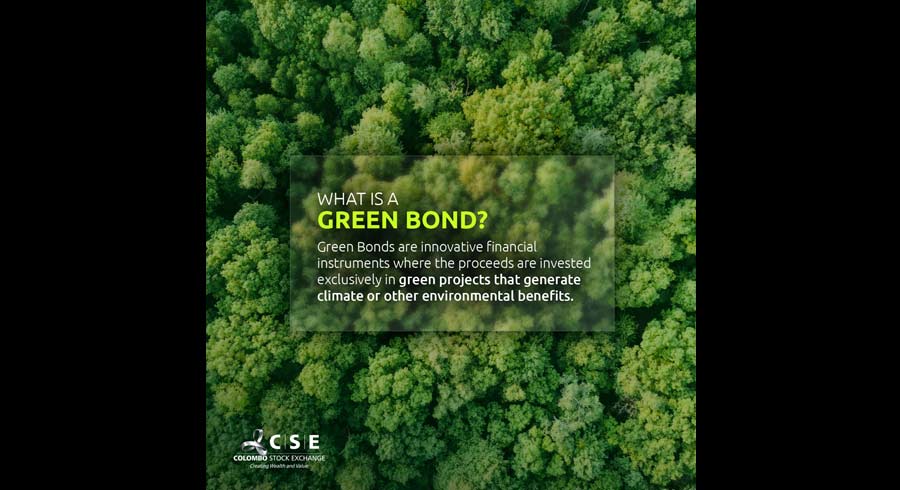 CSE enables issue of Green Bonds by Sri Lankan Companies