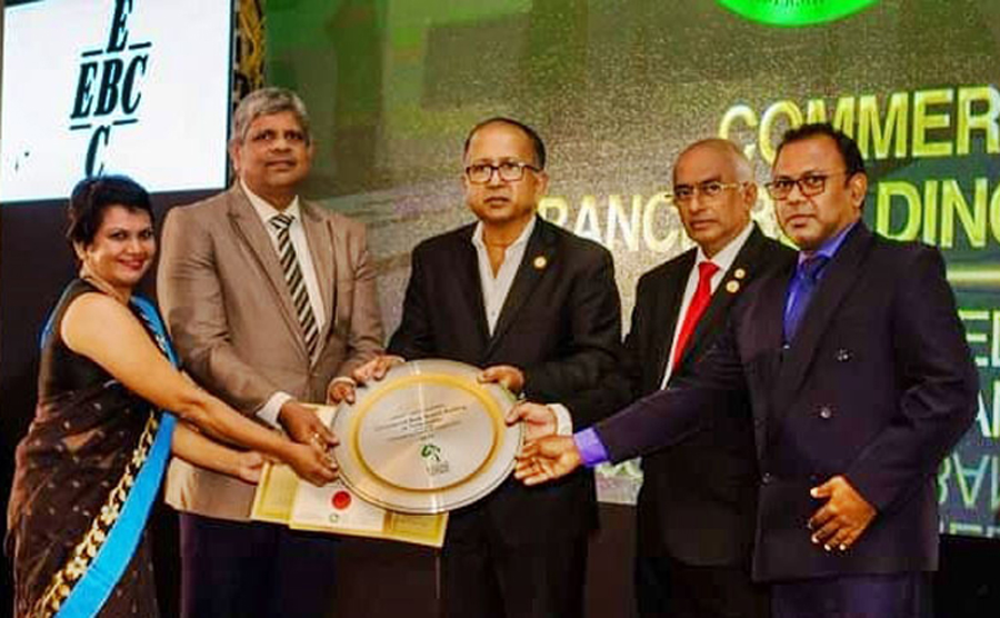 ComBank wins Green Building Award for Trincomalee branch building