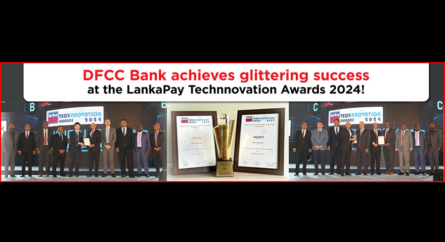 DFCC Wins 1st Gold Award at LankaPay Technovation Awards for Commitment to Financial Inclusion