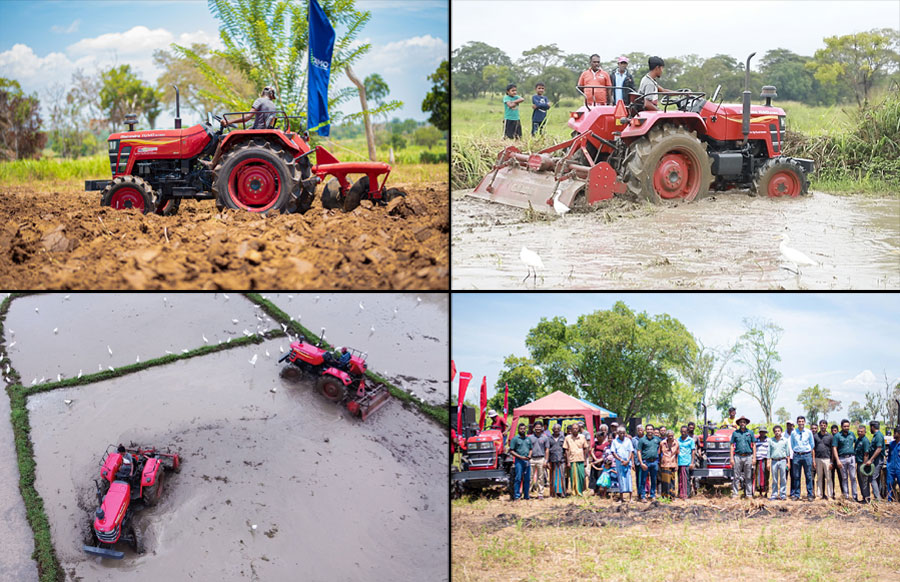 DIMO and Mahindra Tractors assist local farmers with free land preparation during Maha season