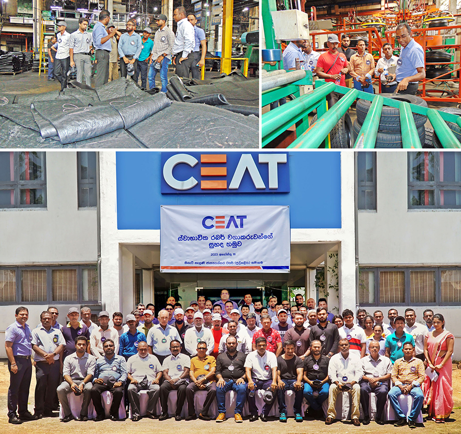 From field to export markets rubber farmers see their latex transformed at CEAT Kelani
