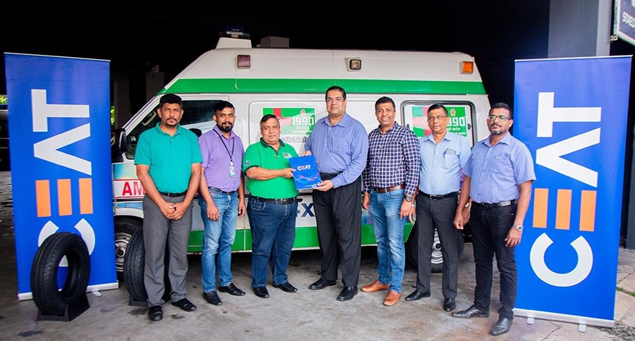 CEAT helps keep Suwa Seriya ambulances on the road