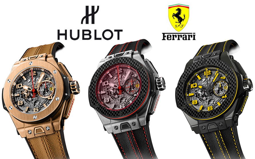 Hublot and Ferrari unveil the all new Big Bang Ferrari 2014 watches