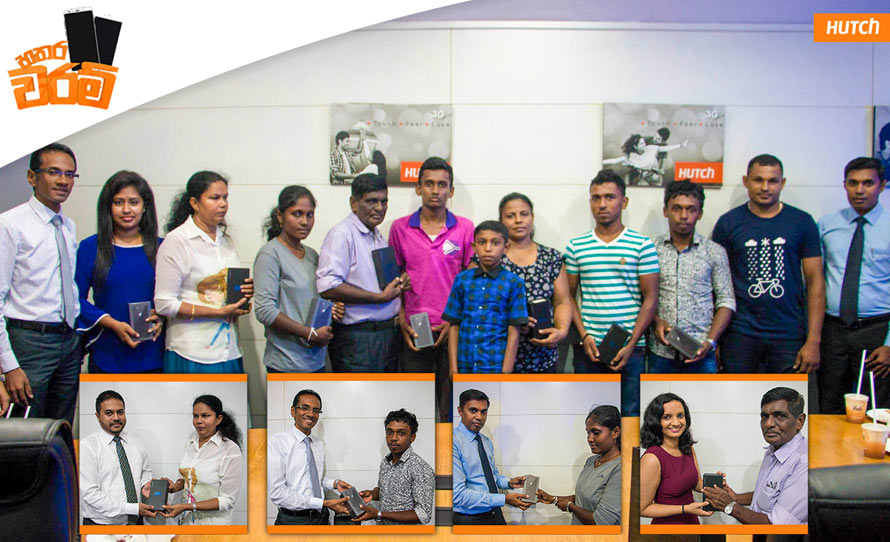 HUTCH rewards Hatharawaram Tune Campaign Winners
