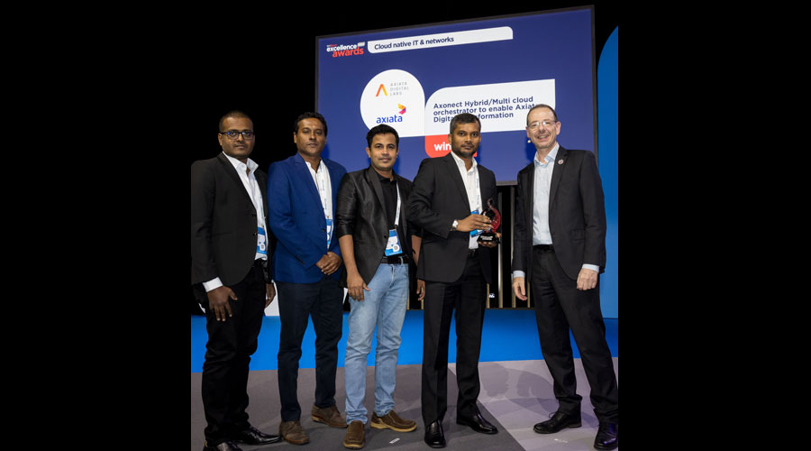 Axiata Digital Labs is announced as a winner at the 15th Annual TM Forum Excellence Awards at DTW in Copenhagen