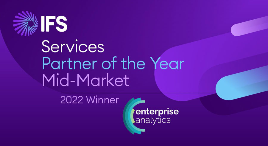 Enterprise Analytics wins IFS Services Partner of the Year 2022