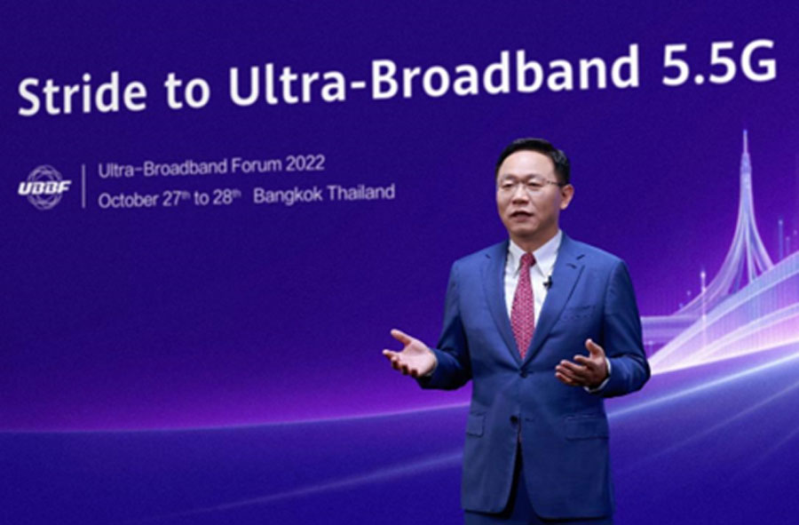 Huawei s David Wang Stride to Ultra Broadband 5.5G
