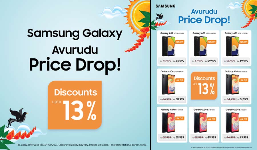 Samsung presents Avurudu for all with their extensive range of Galaxy smartphones discounts
