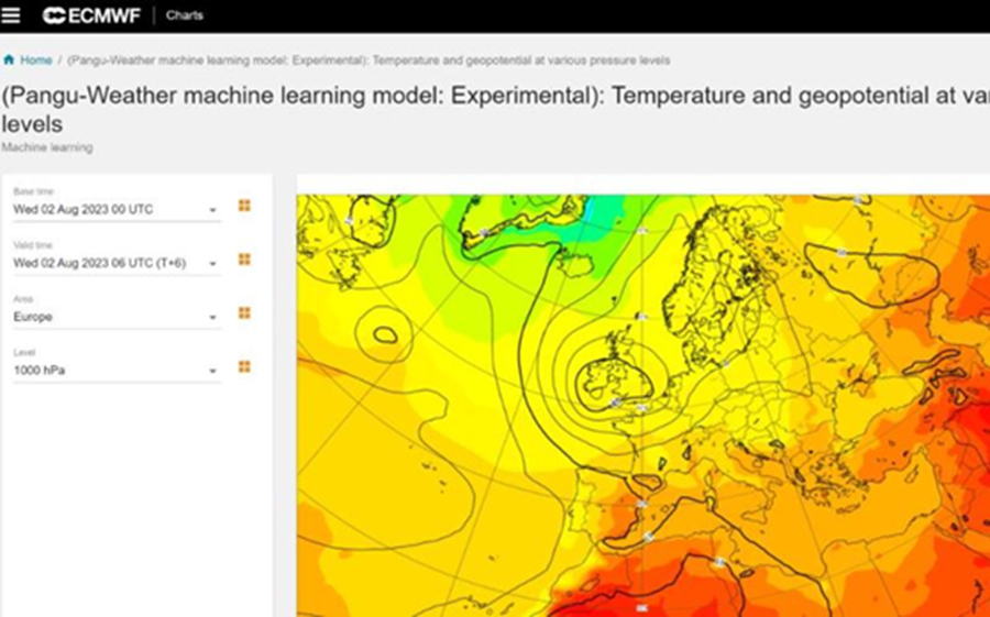 Huawei Cloud Pangu Weather Model Now Available on European Weather Agency Website