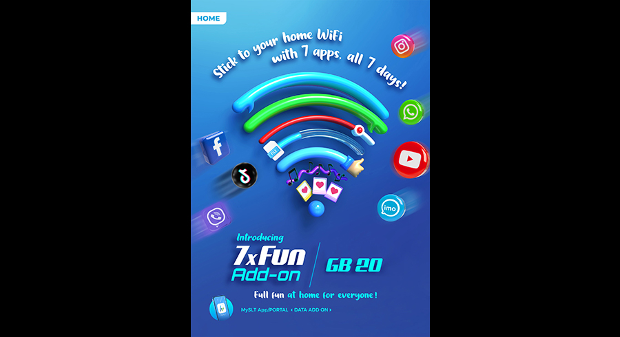 SLT MOBITEL s unbelievable 7xFun Add on offer empowers youth and families with platforms they love