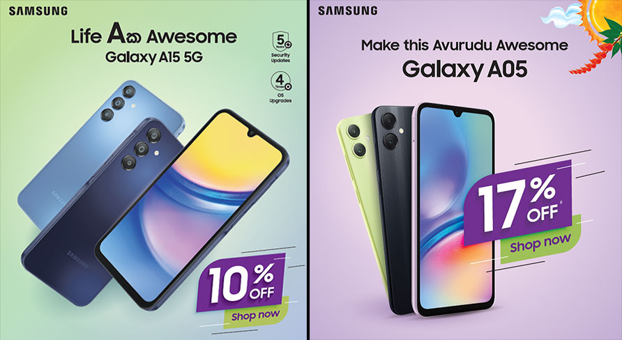 Make this Avurudu Spectacular with Samsung Sri Lanka s Galaxy A05 and A15 Offers