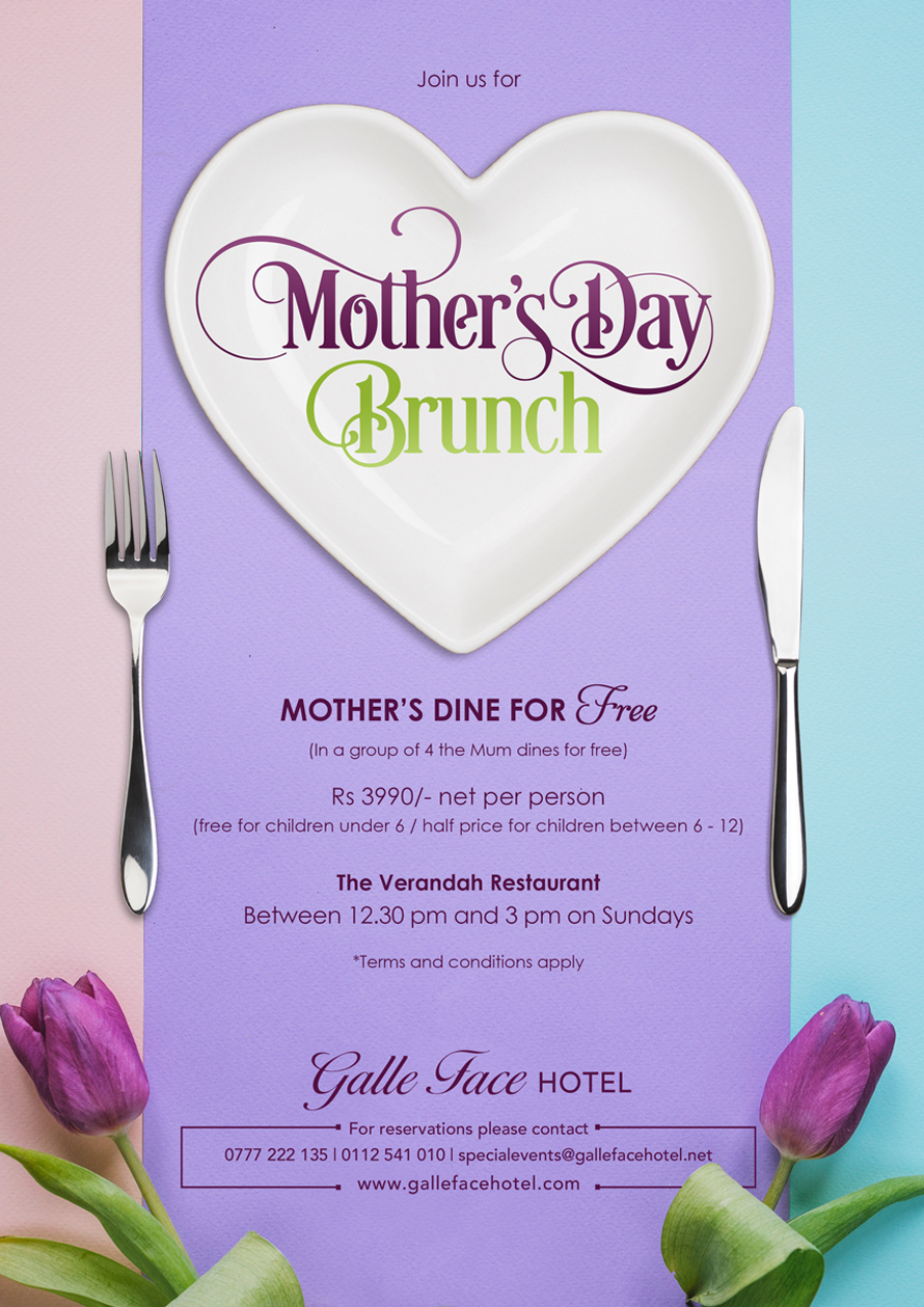 Mothers Dine for Free this Sunday at the Galle Face Hotel image