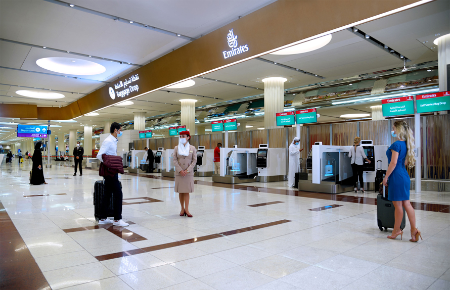 Emirates enhances airport experience with self check in kiosks in Dubai