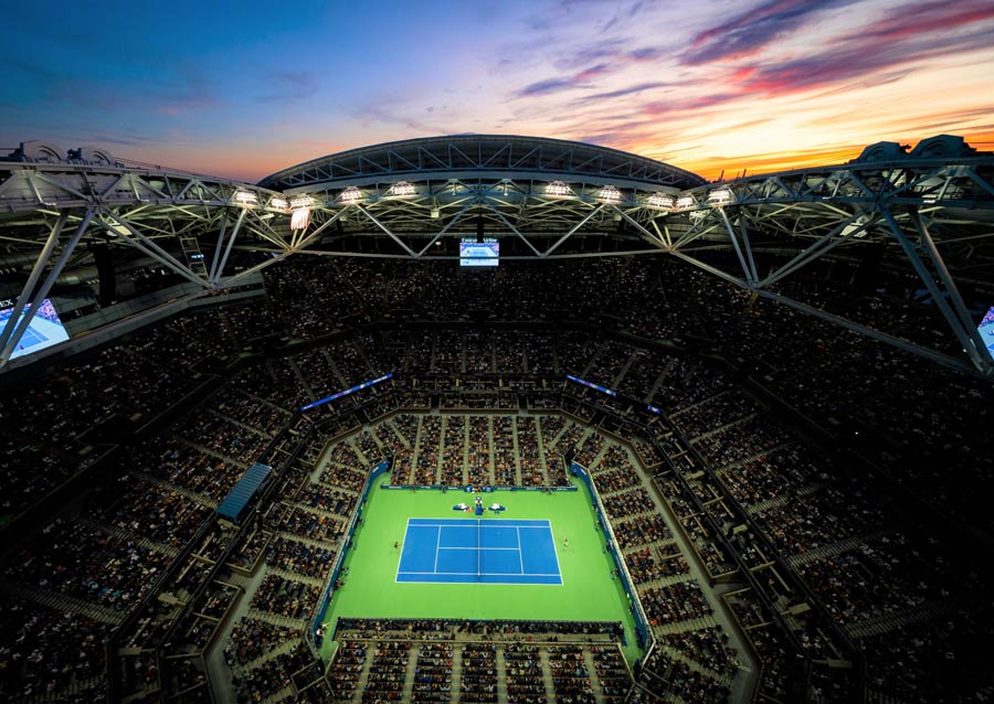 Now serving EmiratesFlyBetterMoments at the 2021 US Open