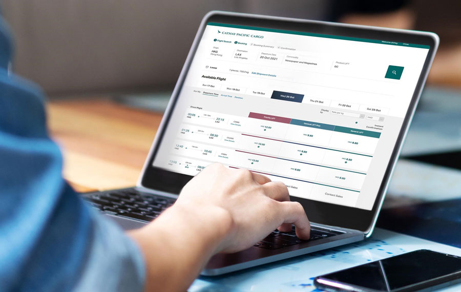 Cathay Pacific Cargo launches new cargo booking platform Click Ship in South Asia