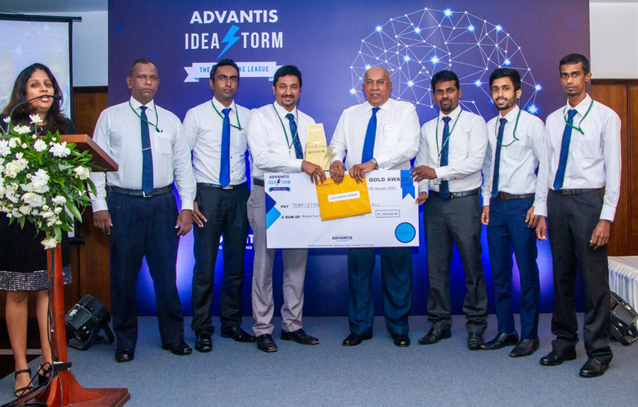 Advantis Ideastorm Champions League Hayleys Advantis honours employees for innovation excellence
