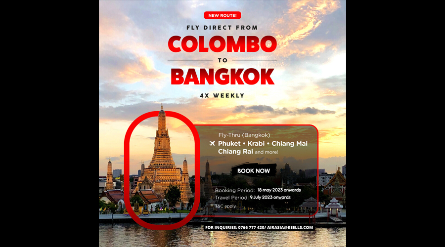 AirAsia Launches Colombo Bangkok Experience The Vibrancy of Thailand with 4 Direct Flights A Week Now Starting at Only LKR 29900