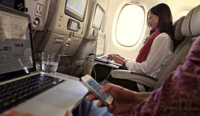 Enjoy Free Wi-Fi in the sky on Emirates A380s