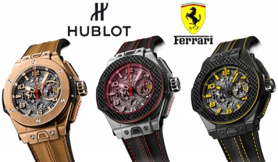Hublot and Ferrari unveil the all new Big Bang Ferrari 2014 watches
