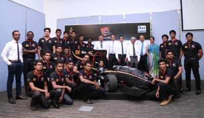 DIMO and University of Moratuwa unveil Formula Student 2018 race car