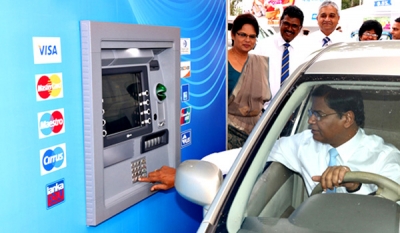 Commercial Bank commissions drive-through ATM at Gampaha
