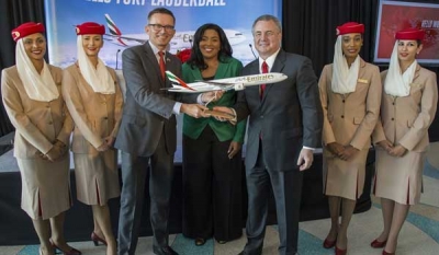 Emirates Touches Down in Fort Lauderdale, South Florida