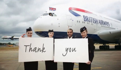 British Airways delivers Christmas ‘Thank-you’ social media campaign ( Video )