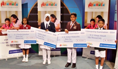 Commercial Bank’s ‘Arunalu’ rewards brightest Year 5 Scholarship winners in Sri Lanka