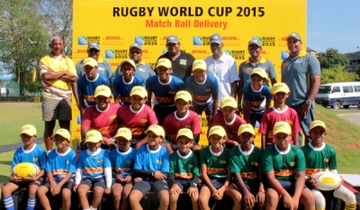 DHL hosts Rugby Carnival for children in ‘RWC Match Ball Delivery’ Campaign