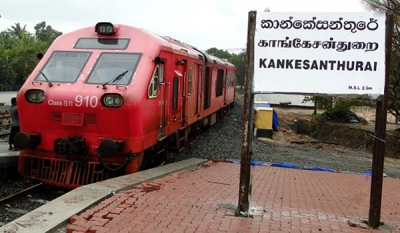 Ircon Engineering completes rail track to Kankasanthurai