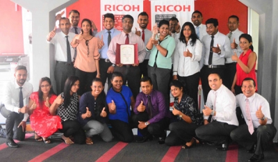 Strong Sri Lankan sales wins Gestetner best performance in RICOH Asia Pacific