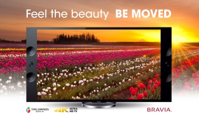 The new range of Sony 4K and Ultra HD TVs to provide a visual experience with an extraordinary depth and clarity