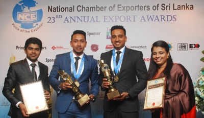 Halpé Tea Clinches Two Gold Awards at National Export Awards 2015