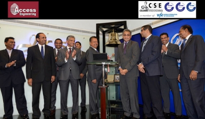Access Engineering PLC opens trading at CSE